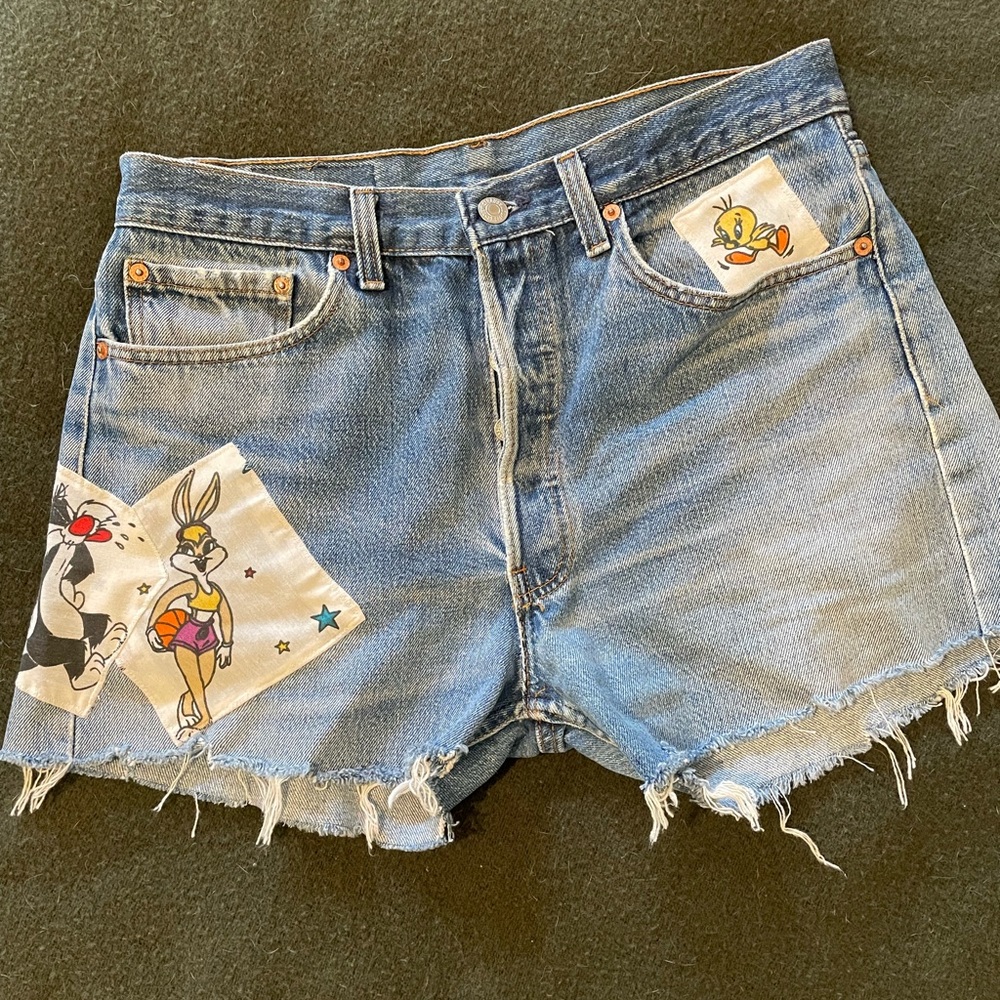 Looney Tunes Levi cutoff denim shorts